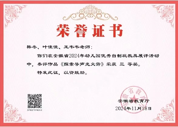 贊！廬陽教育發展集團榮獲省級榮譽！